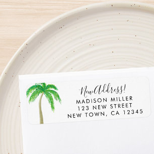 New Address Palm Tree Return Address