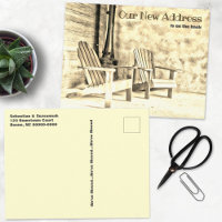 New Address Sepia Adirondack Chairs Porch Custom
