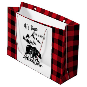 New adventure black bear party bag