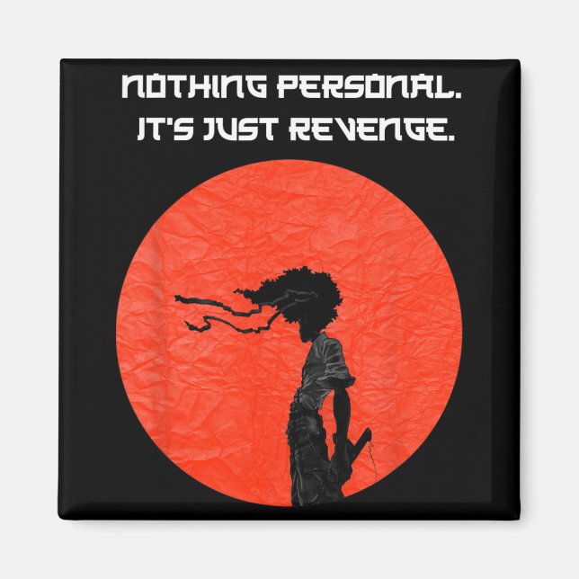 New Afro Samurai Manga Anime Cartoon Tee  Magnet (Front)