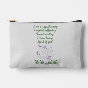 New Age Girl Zipper Pouch Tarot Bag