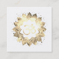 *~* New Age Lotus Flower Mandala Om Aum Symbol