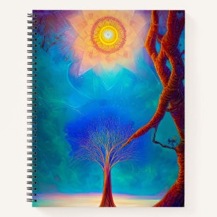 New Age Tree of Life Notebook