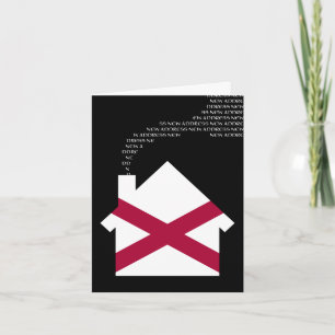 new alabama address holiday card