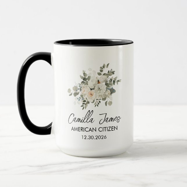 New American Citizen Coffee Cup - US Citizenship (Left)