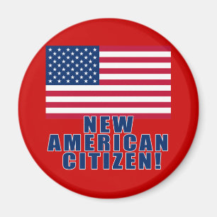 New American Citizen Gifts and Tshirts Magnet