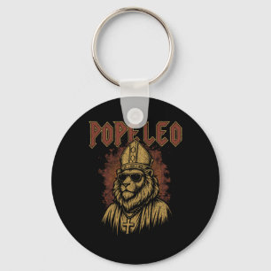 New American Pope Us Pope Leo Xiv Key Ring