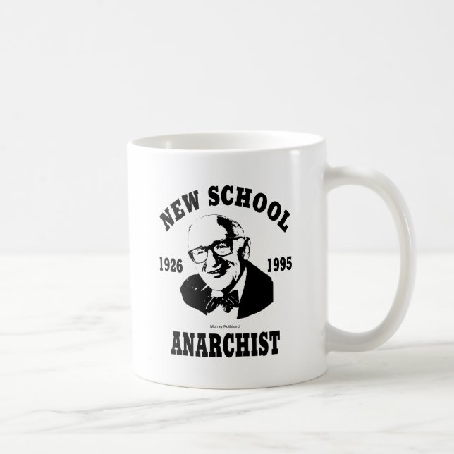New Anarchist  --  Murray Rothbard Coffee Mug (Right)