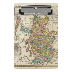 New and correct map of Scotland and the Isles Mini Clipboard