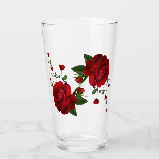 New and unique rose flower glasses and cups (Front)