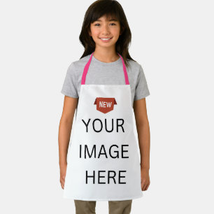 NEW! Apron - Small - All-Over Print - Pink Strap