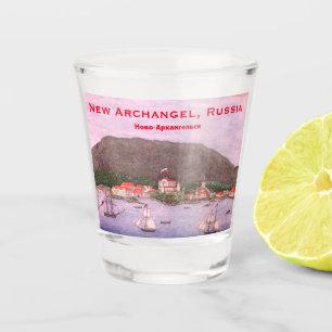 New Archangel, Russia (Sitka) Painting Shot Glass