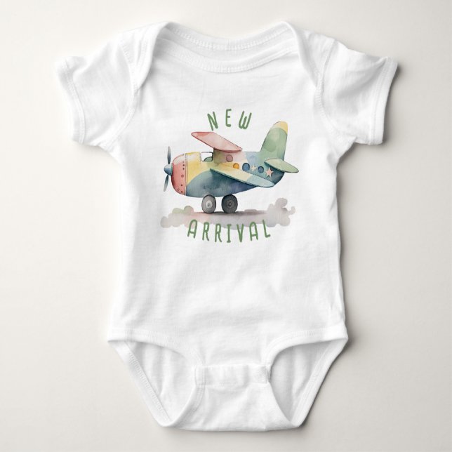 "New Arrival" Baby Bodysuit (Front)