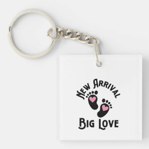 New arrival, big love.w key ring