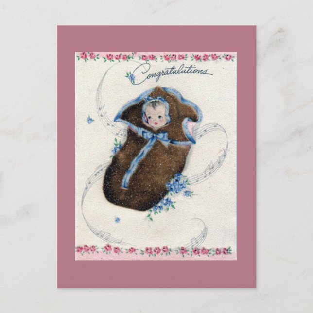 New Arrival Vintage Postcard (Front)