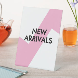 NEW ARRIVALS Sign In Contemporary Pink for Retail