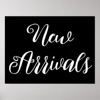 New Arrivals Sign, Retail Store Signage, Boutique Poster