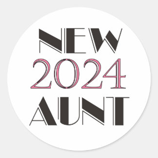 New Aunt 2024 Sticker