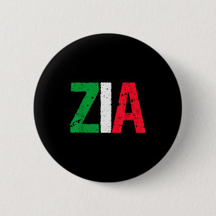 New Aunt Italian Zia Italian American Aunt Gift  6 Cm Round Badge