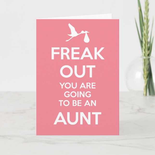 New Aunt Pregnancy Announcement (Front)