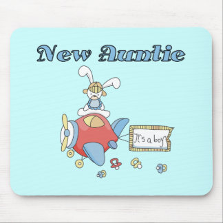 New Auntie - Aeroplane Tshirts and Gifts Mouse Pad