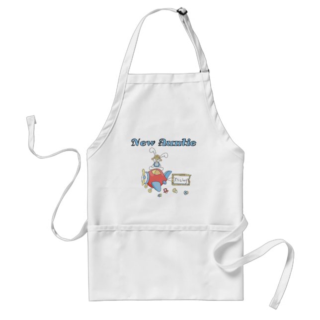 New Auntie - Aeroplane Tshirts and Gifts Standard Apron (Front)