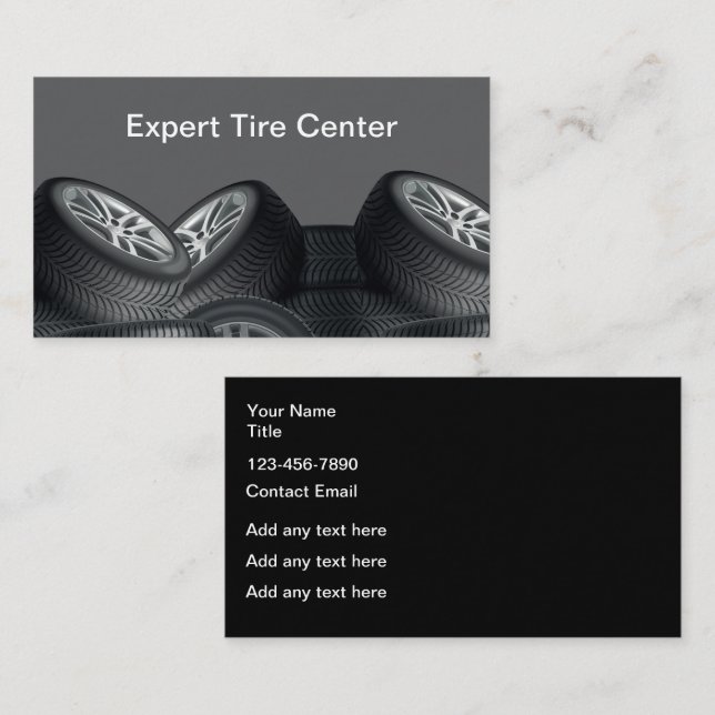 New Automotive Repair Centre Business Cards (Front/Back)