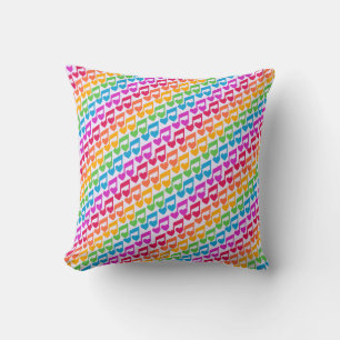 New Awesome Rainbow Notes Cushion