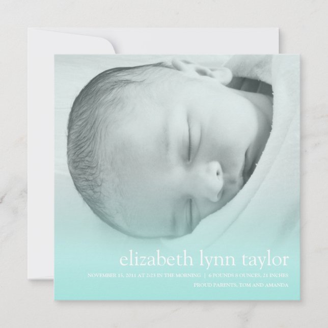 New Baby Announcement (Front)