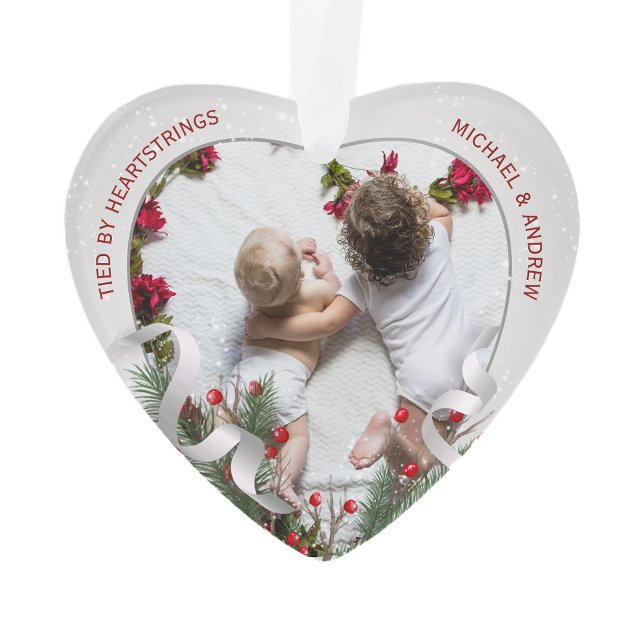 New Baby Big Brother Silver Frame Merry Christmas  Ornament (Creator Uploaded)