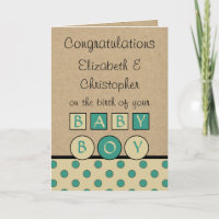 New Baby Boy big love rustic beige green