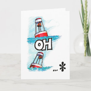 New baby boy, birthday card, "boy oh boy" card