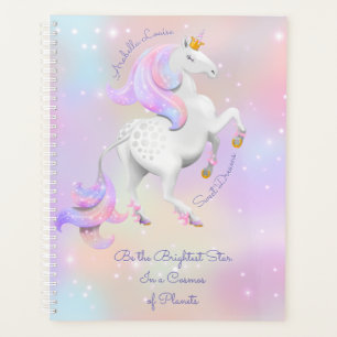 New Baby Delicate Pink Unicorn Planner