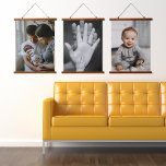 New Baby Family Photos Hanging Tapestry<br><div class="desc">These gorgeous wood frame photo tapestries are elegant and beautiful decor for your home. Simply upload your own family photos to showcase your most cherished photos and memories. Try pairing three of your best newborn photo shoot portraits for a cohesive, stylish look. Make your space stand out with these gorgeous...</div>