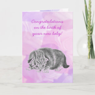 new baby funny greetings card