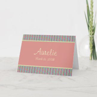 New Baby (Girl) Announcement