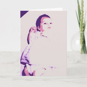 New Baby Girl Congrats Card