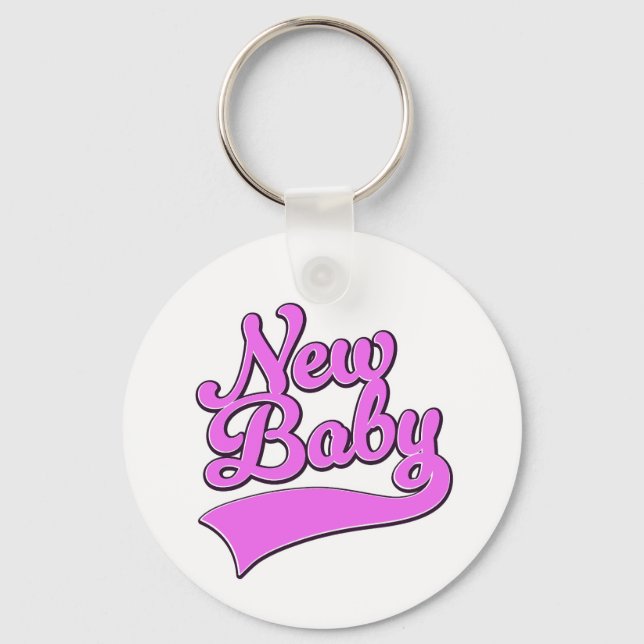 New Baby Key Ring (Front)