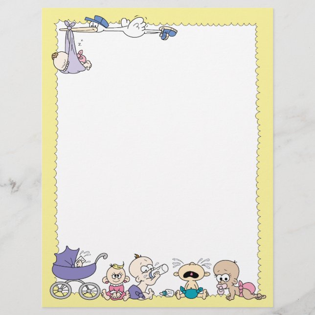 New Baby Letterhead (Front)