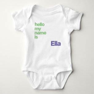 new baby minimal simple purple modern bodysuit