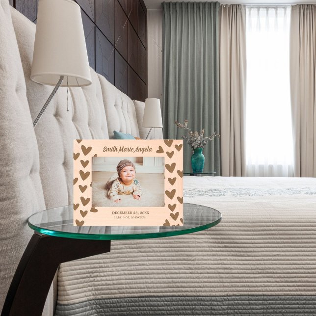 New Baby Newborn Gift Stats  Etched Frames (Creator Uploaded)