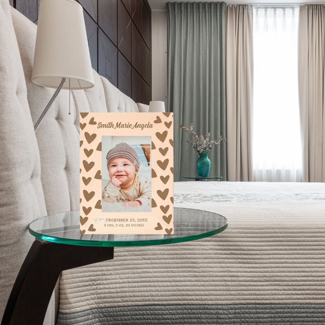 New Baby Newborn Gift Stats  Etched Frames (Creator Uploaded)