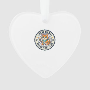 New Baby Parent Cat Cat Mum Gift Idea - New Baby P Ornament