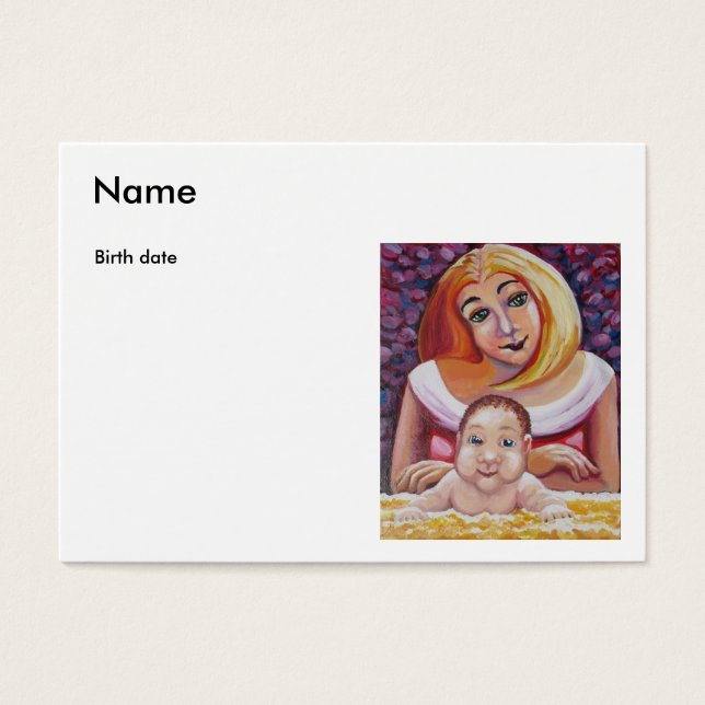 New baby photo card (Front)