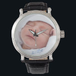 New Baby Photo eWatch Watch<br><div class="desc">Carry a photo of your new baby on your watch for everyone to see. Add your own newborn photo.</div>