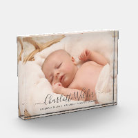 New Baby Photo Script Name Birth Stats