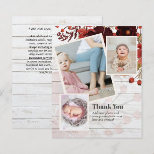 New Baby Photo Thank You Cards Modern Budget