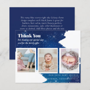 New Baby Photo Thank You Cards Modern Budget