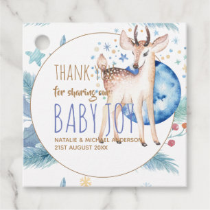 New Baby Photo Thank You Cards Modern Budget Favour Tags