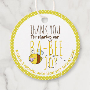 New Baby Photo Thank You Cards Modern Budget Favour Tags